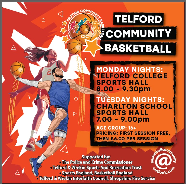 Telford Community Basketball poster
