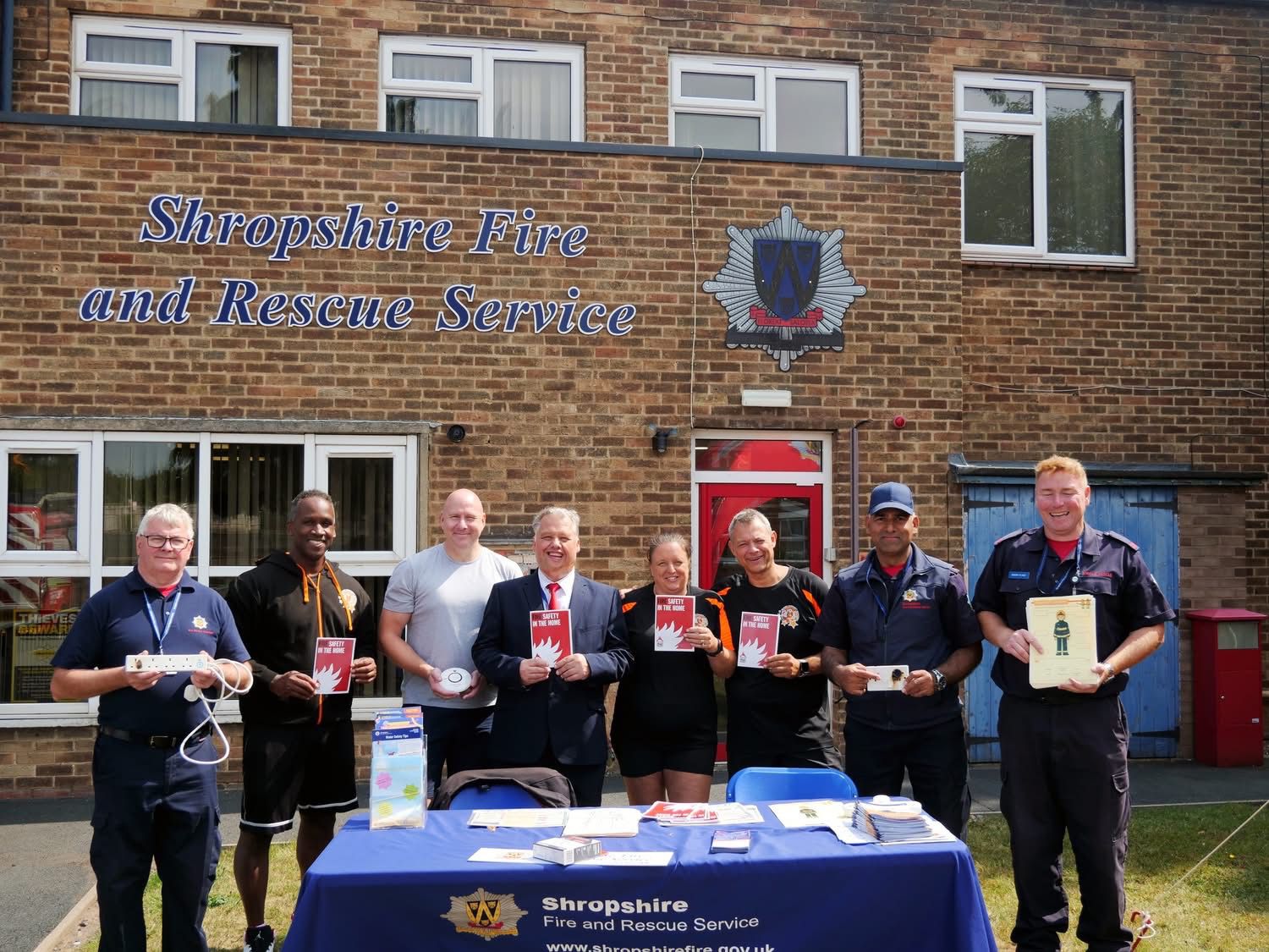 Partnership event with Shropshire Fire & Rescue Service